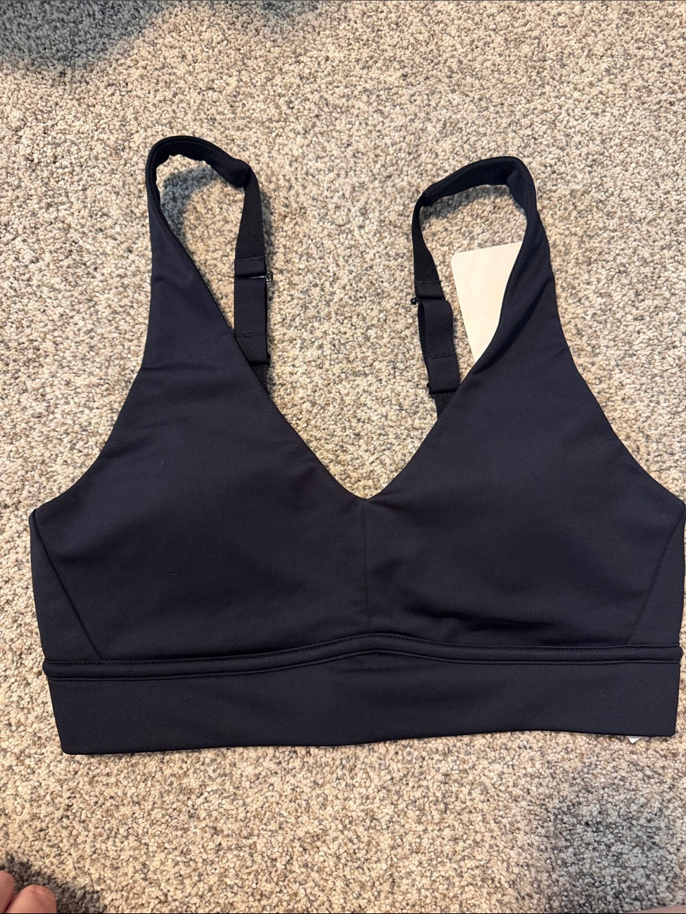 Fabletics Black V-Neck Sports Bralette